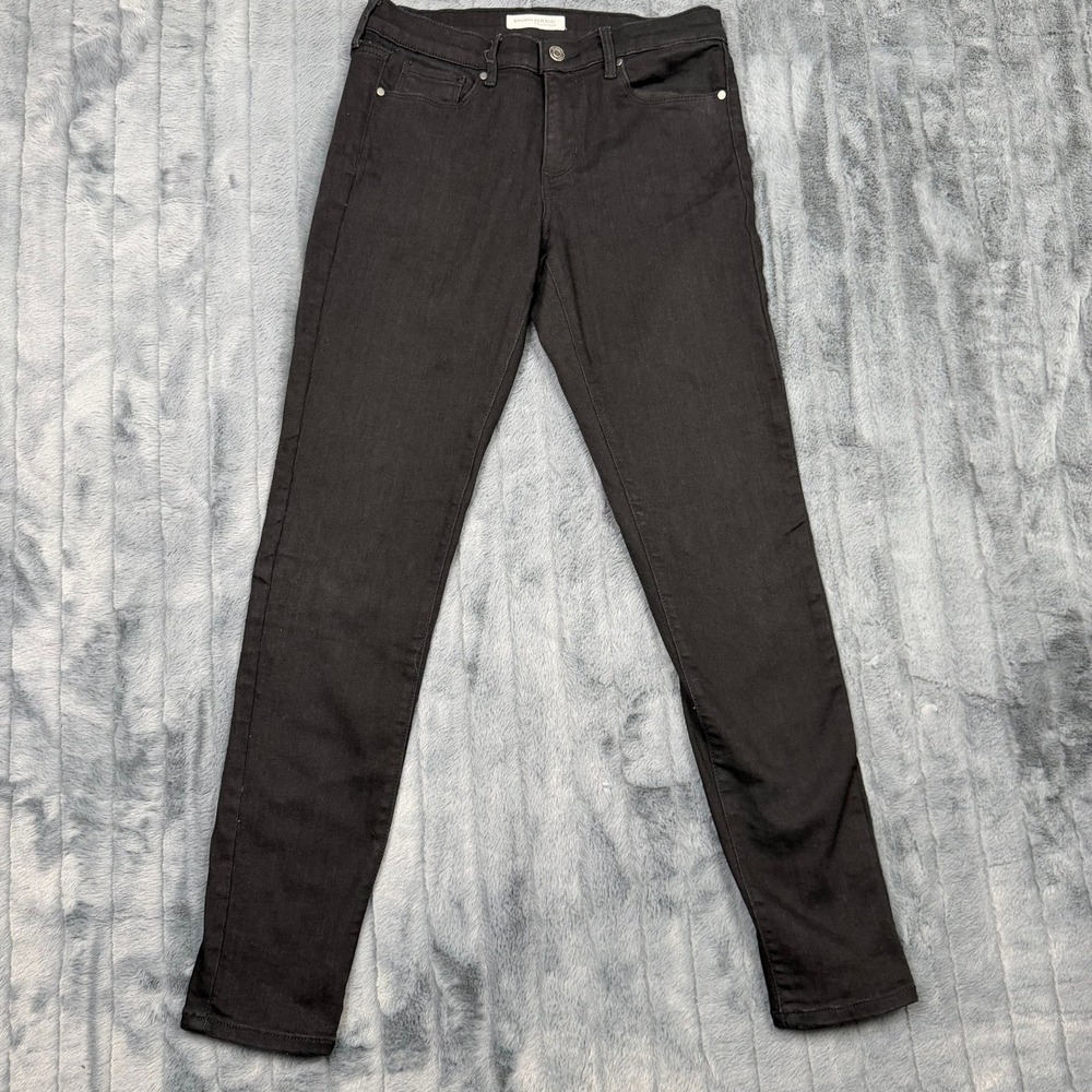 Banana Republic Premium Denim Skinny Jeans Black 29R Style 129547 Mens
